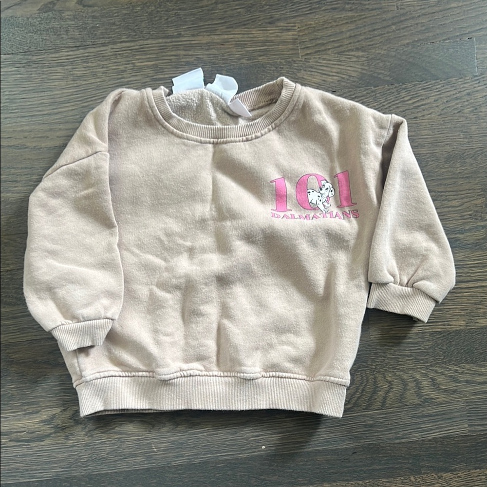 ZARA KIDS | 101 Dalmatians Kids Sweatshirt - Tan